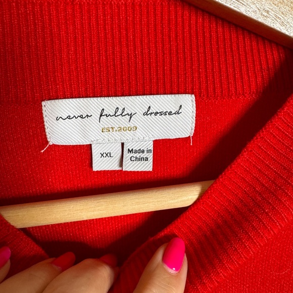 NWOT Never Fully Dressed mock neck sweater - size XXL - Picture 2 of 7
